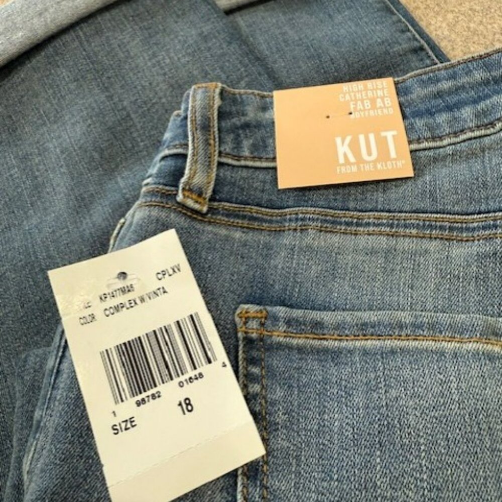 Kut from the Kloth Plus, Catherine High Rise Jeans, Size 18
